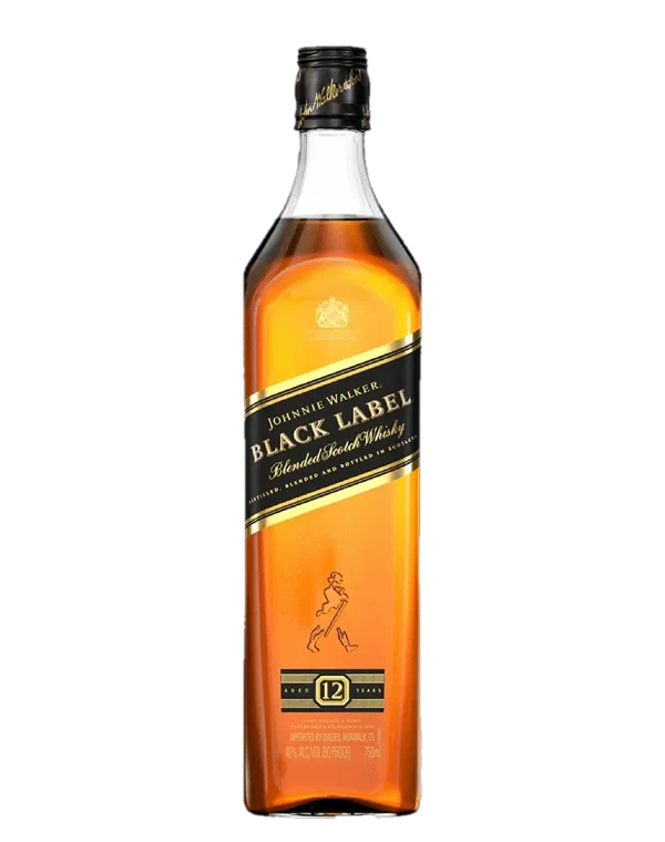Botella de Johnnie Walker Black